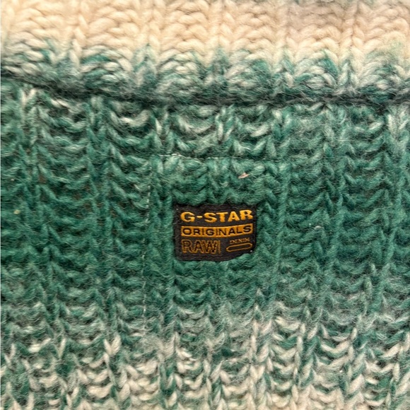 G STAR RAW- 100% WOOL - MENS ZIP UP SWEATER - Picture 8 of 14